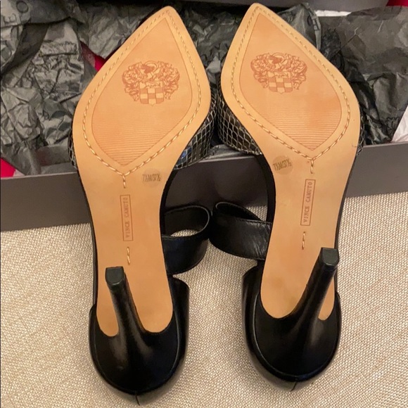 LAST PAIR ♥️ Vince Camuto Carlotte Snakeskin Metallic (NIB) - Picture 3 of 4